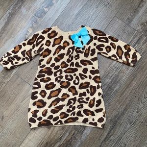 Gymboree leopard sweater dress